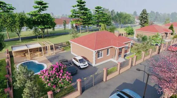 Визуализация поселка
